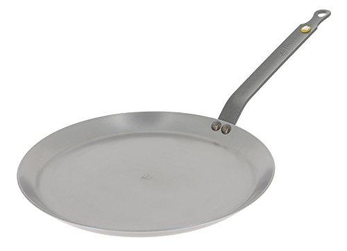MINERAL B Round Carbon Steel Crepe/Tortilla Pan 12-Inch