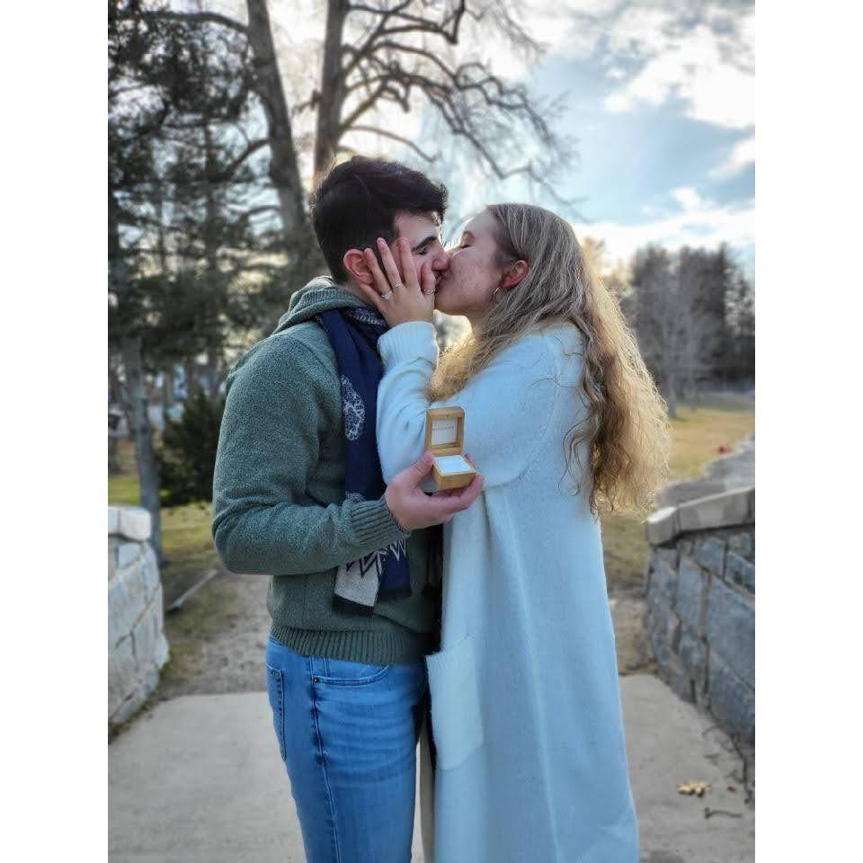 Michael and Julia were engaged on Christmas Eve 2022!