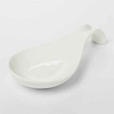 Porcelain Spoon Rest 8" White - Threshold™