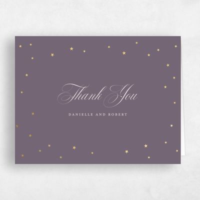 Multi-Colored Wedding Thank You - Emery Landscape Foil