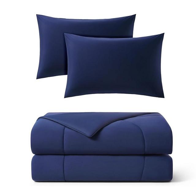 REST Evercool Comforter Plus Pillowcases Bundle:, King Size, Midnight Blue