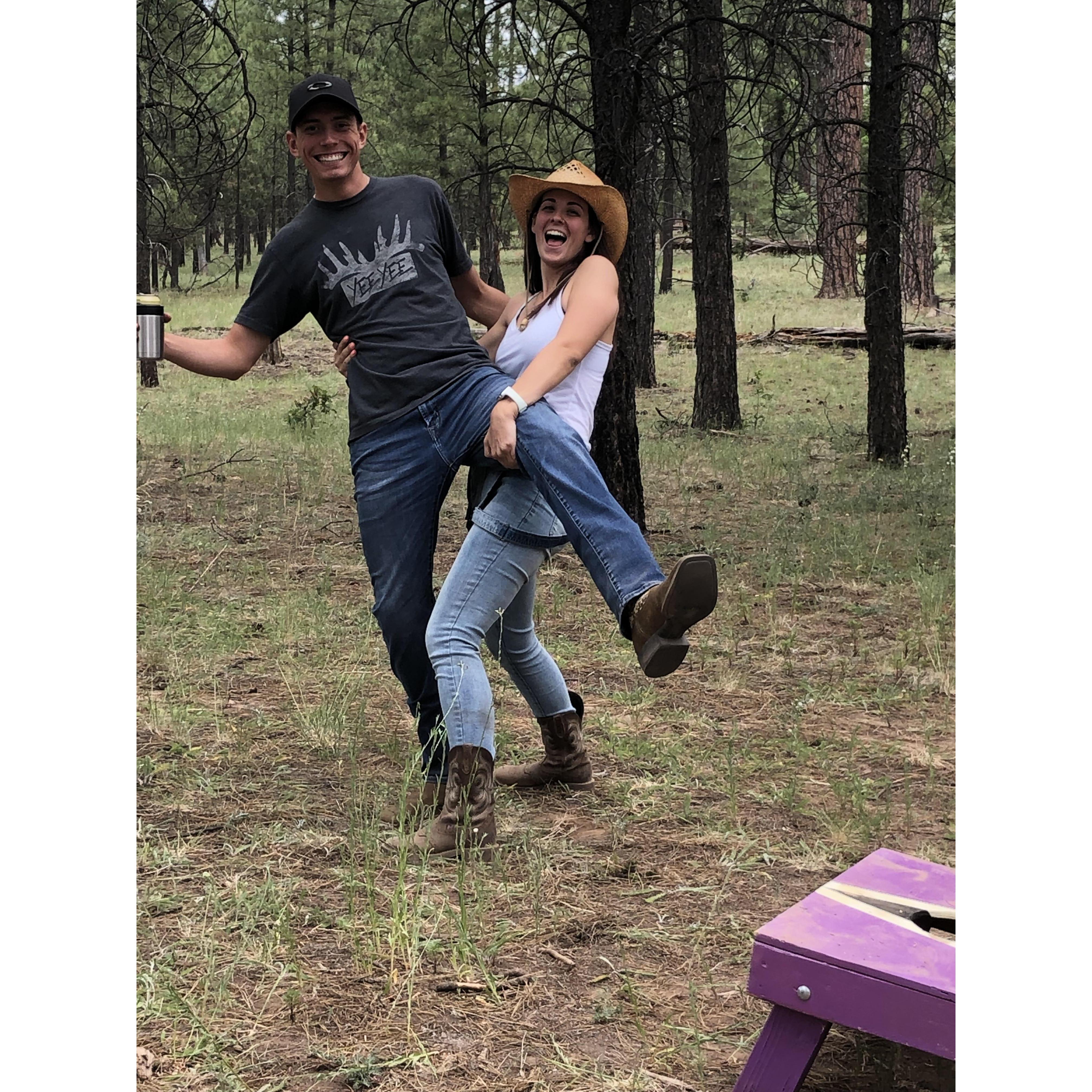 Camping shenanigans. July 2019.