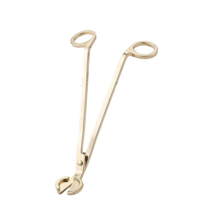 Lucklybestseller Candle Wick Trimmer, Candle Snuffer Long Handle, Polished Stainless Steel Wick Clipper Cutter, Scissors, Candle Accessory Set