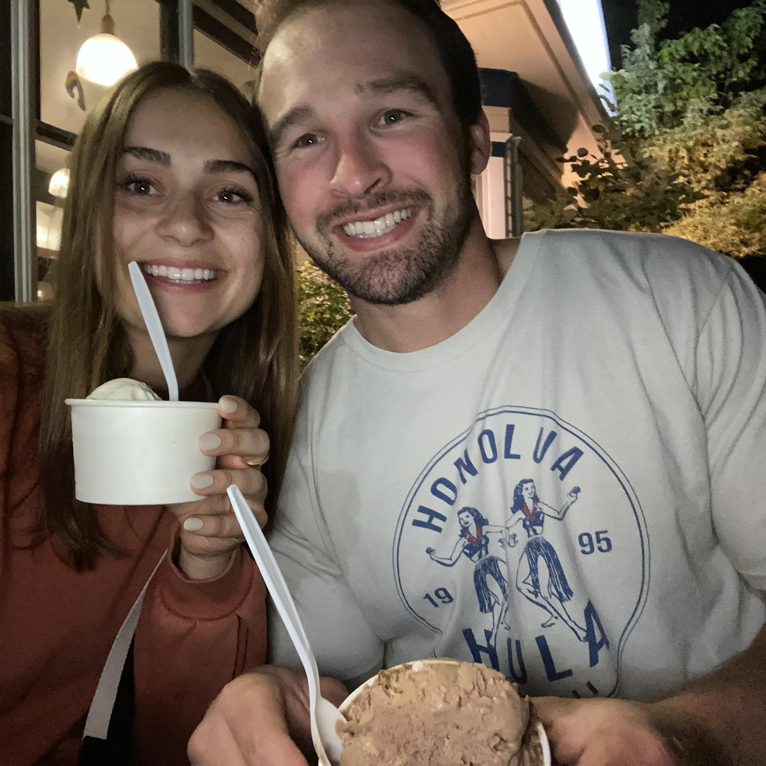 Date night in Hyde Park for some ice cream