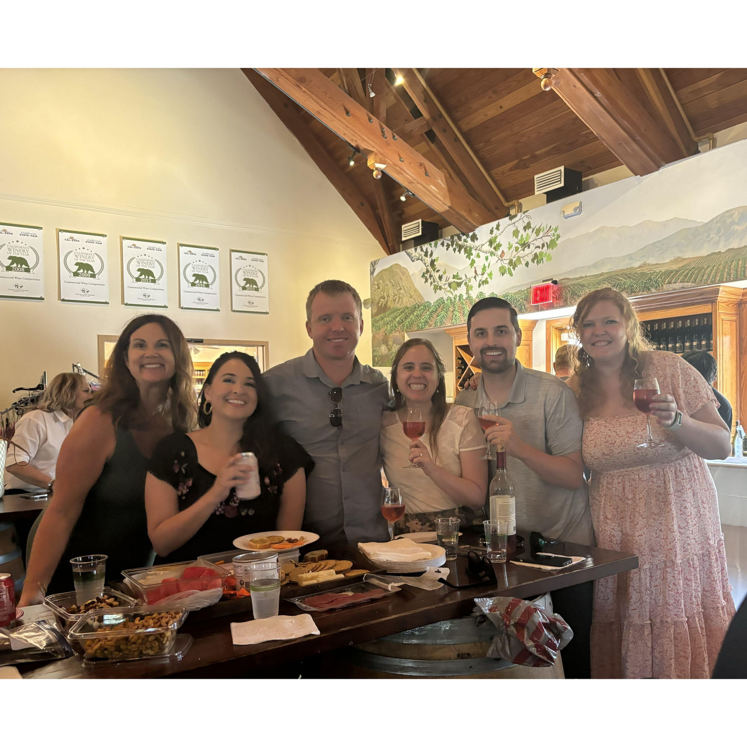 Visiting South Coast Winery in Temecula with some of Stephanie's bridal party