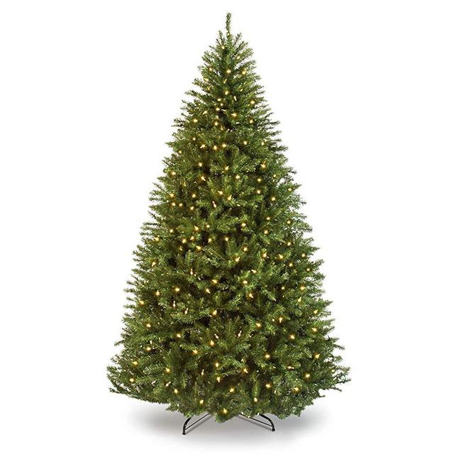 Best Choice Products 9ft Pre-Lit Hinged Douglas Full Fir Artificial Christmas Tree Holiday Decoration w/ 3,594 Branch Tips, 1,000 Warm White Lights, Easy Assembly, Foldable Metal Stand
