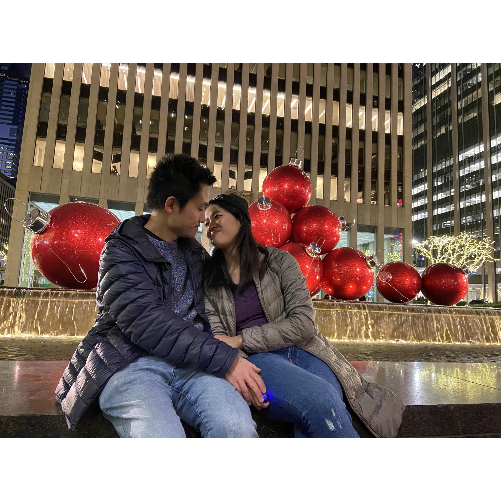 Christmas time in the city