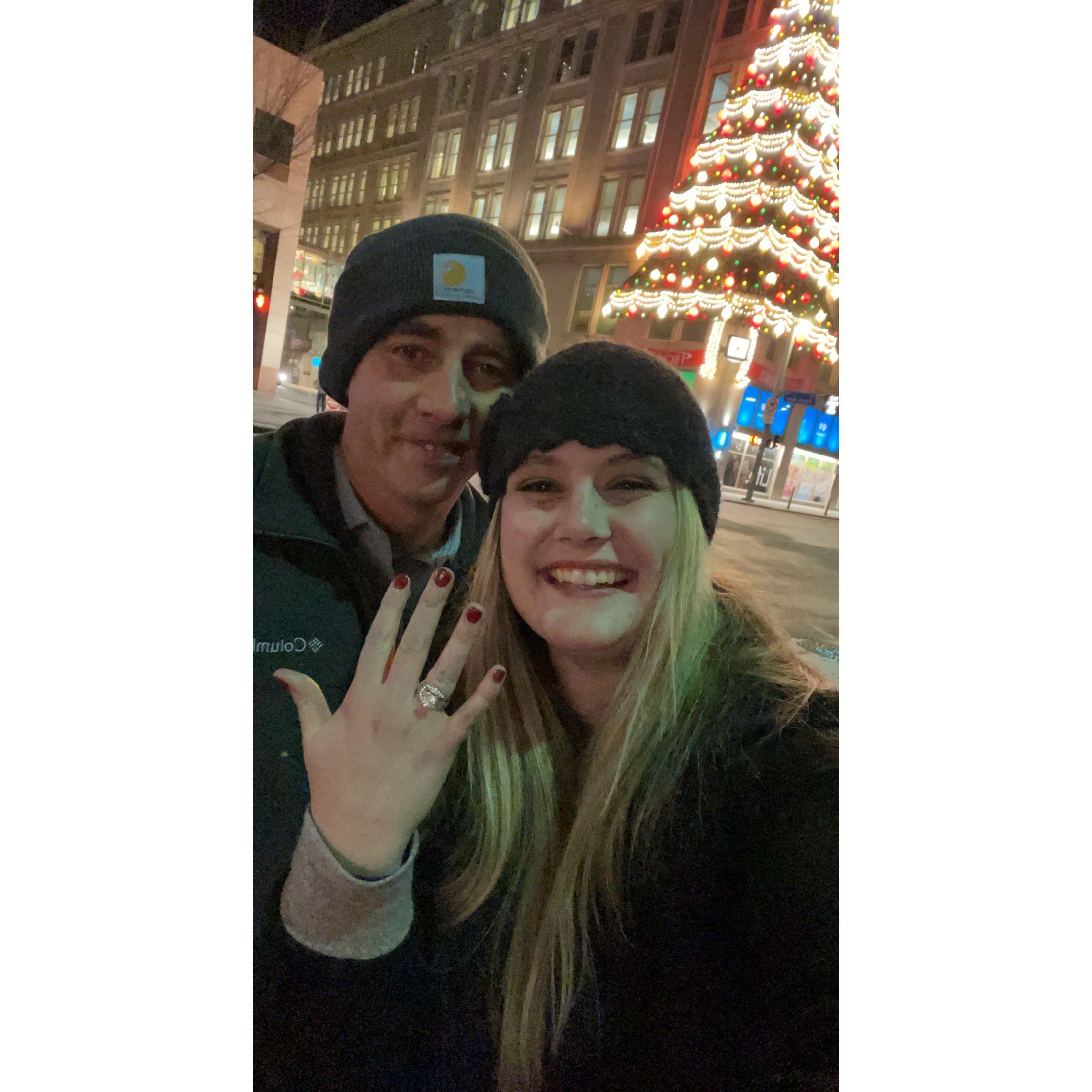 Engagement night on 12.28.2022 in Pittsburgh, PA