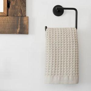 Onsen Waffle Hand Towels (Oatmeal set of 2)