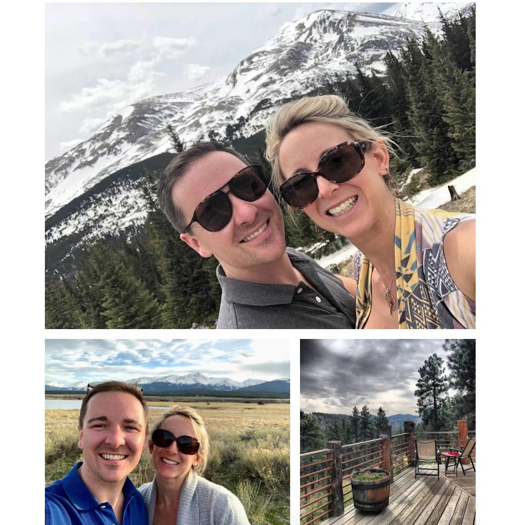 Andrew surprised me with a trip to the mountains when we first met.