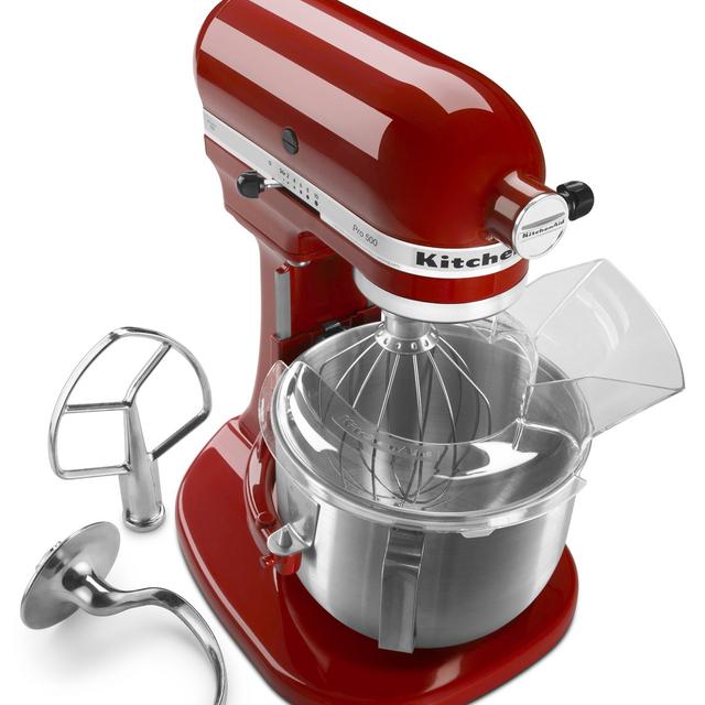 KitchenAid KSM500PSER Pro 500 Series 10-Speed 5-Quart Stand Mixer, Empire Red