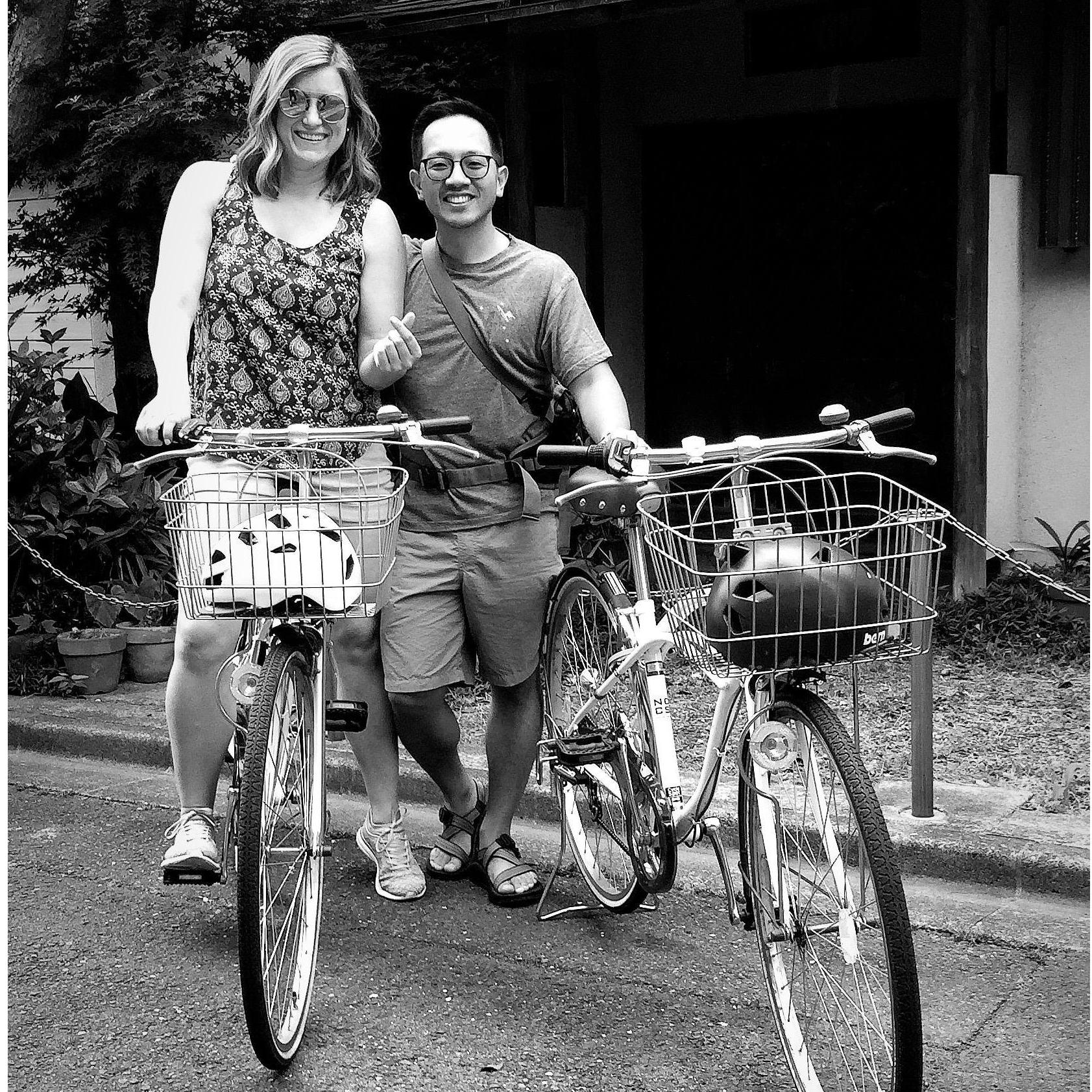 Didn't take long to realize Dan is happiest on wheels. This Tokyo bike tour in 2018 helped win him over some more.