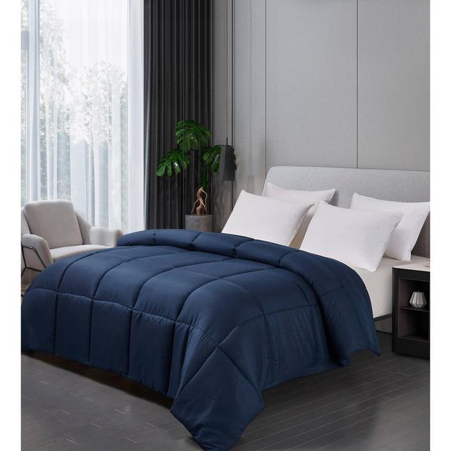 Microfiber Down Alternative Comforter (King)Navy