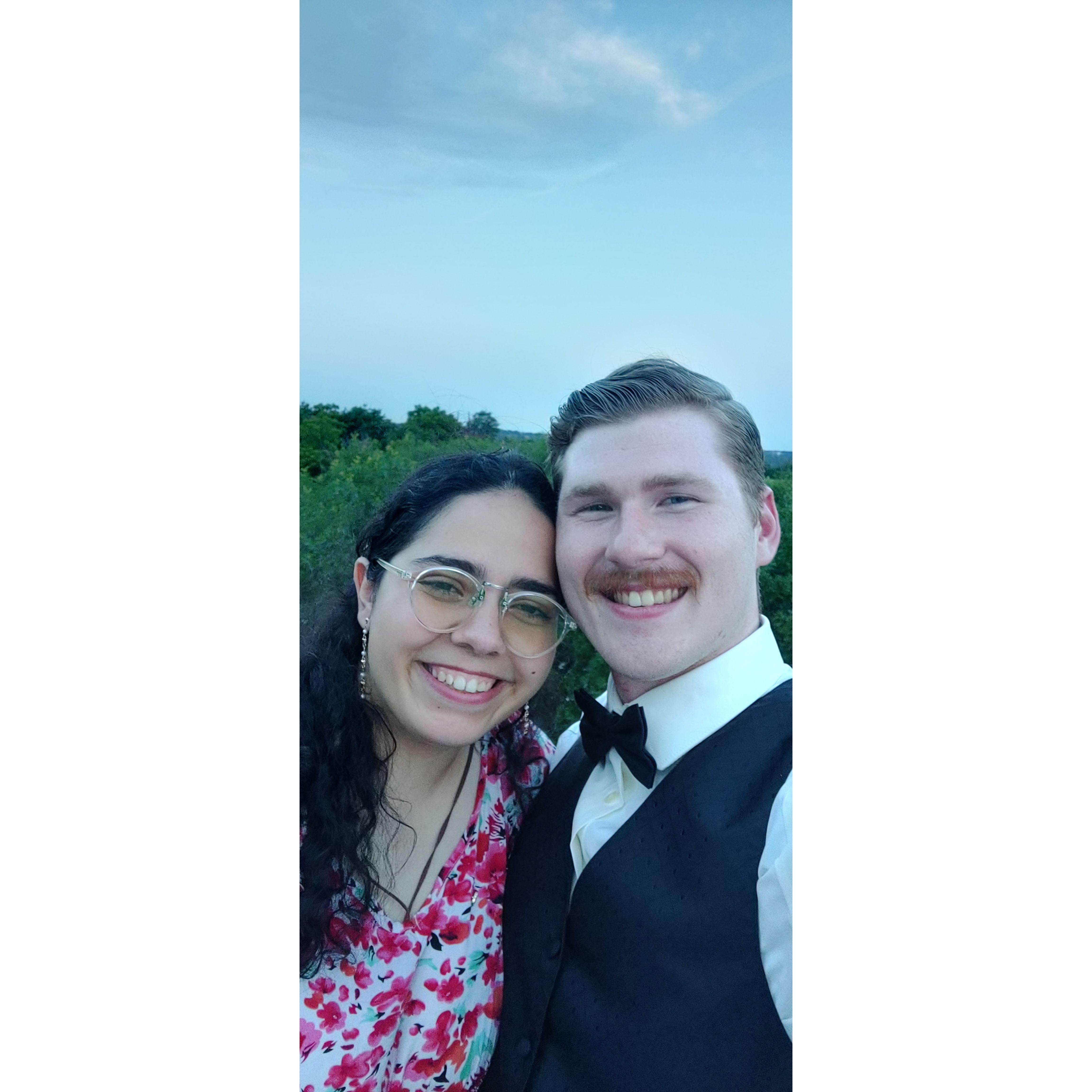 Also from Josh and Rileigh's wedding! - This image is now David's lockscreen