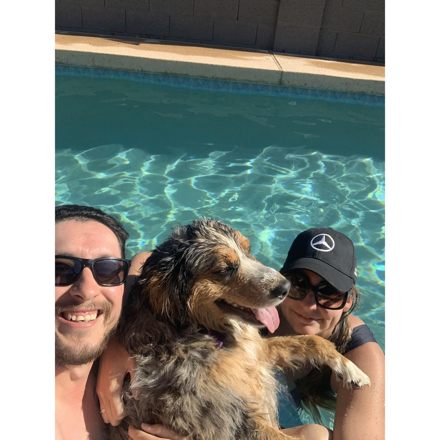 April 26, 2020 - At Home floating with Harvey