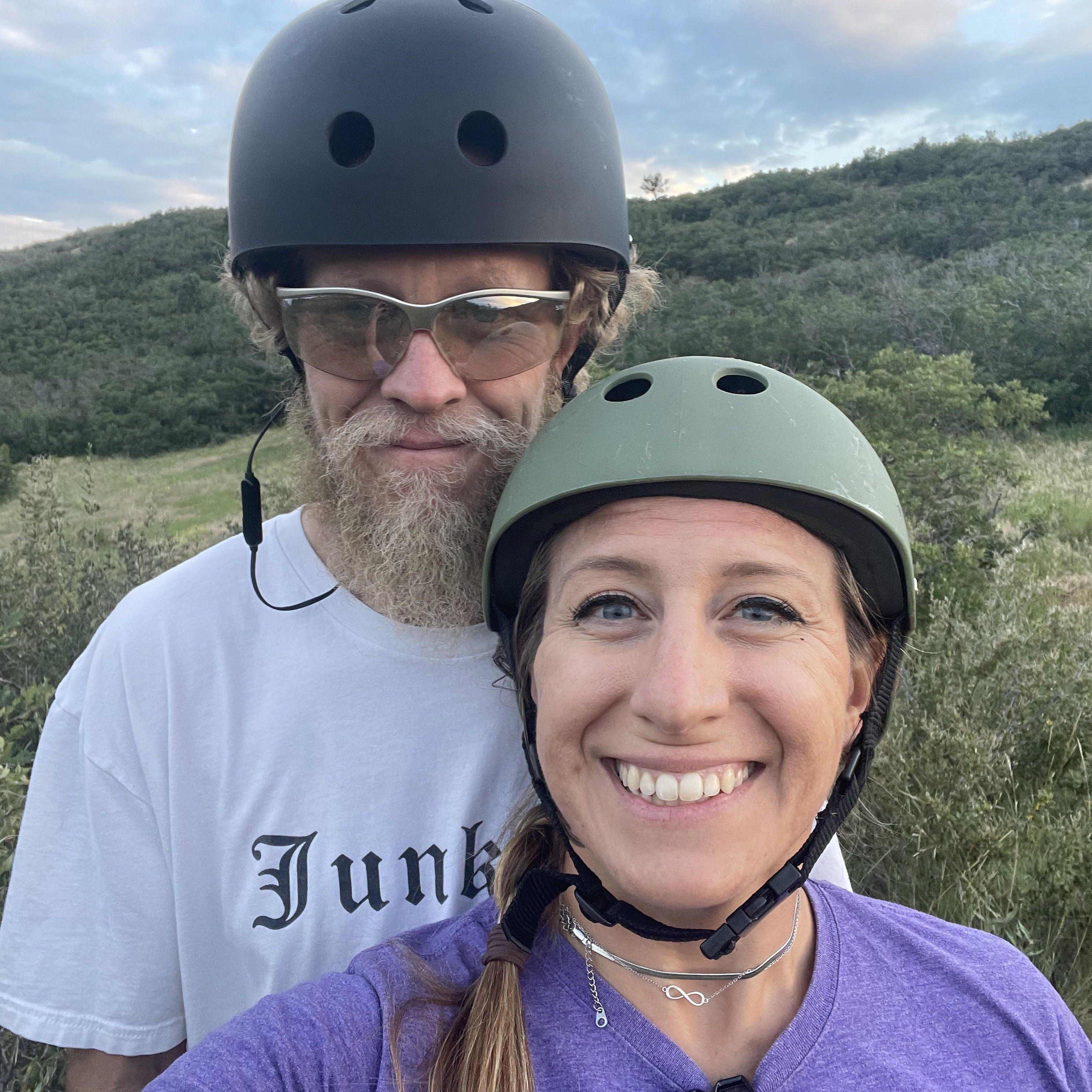 Mountain biking near Deer Creek Canyon, 2021