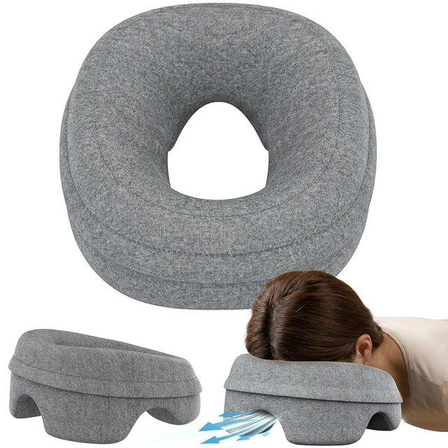 MOAOO Face Down Pillows for Massage Table, Massage Headrest for Bed, Stomach Sleeping Pillow, BBL Pillows After Surgery Post Eye Surgery Recovery
