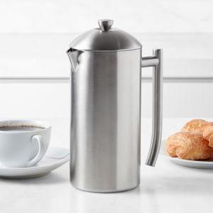 Frieling Double-Walled Insulated Polished Stainless Steel French Press Coffee Maker - 17 Oz Coffee Press