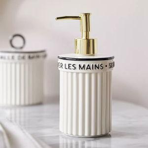 Claudette Glazed Ceramic Soap Pump
