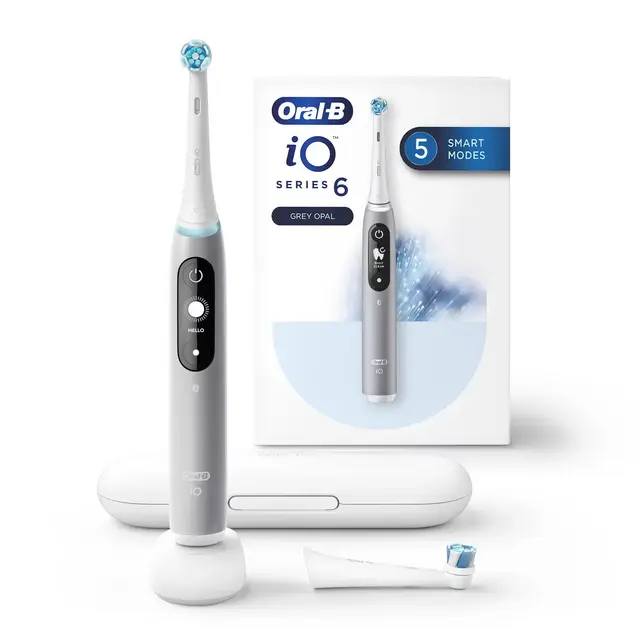 Oral-B® iO Series 6 Electric Toothbrush in Grey Opal