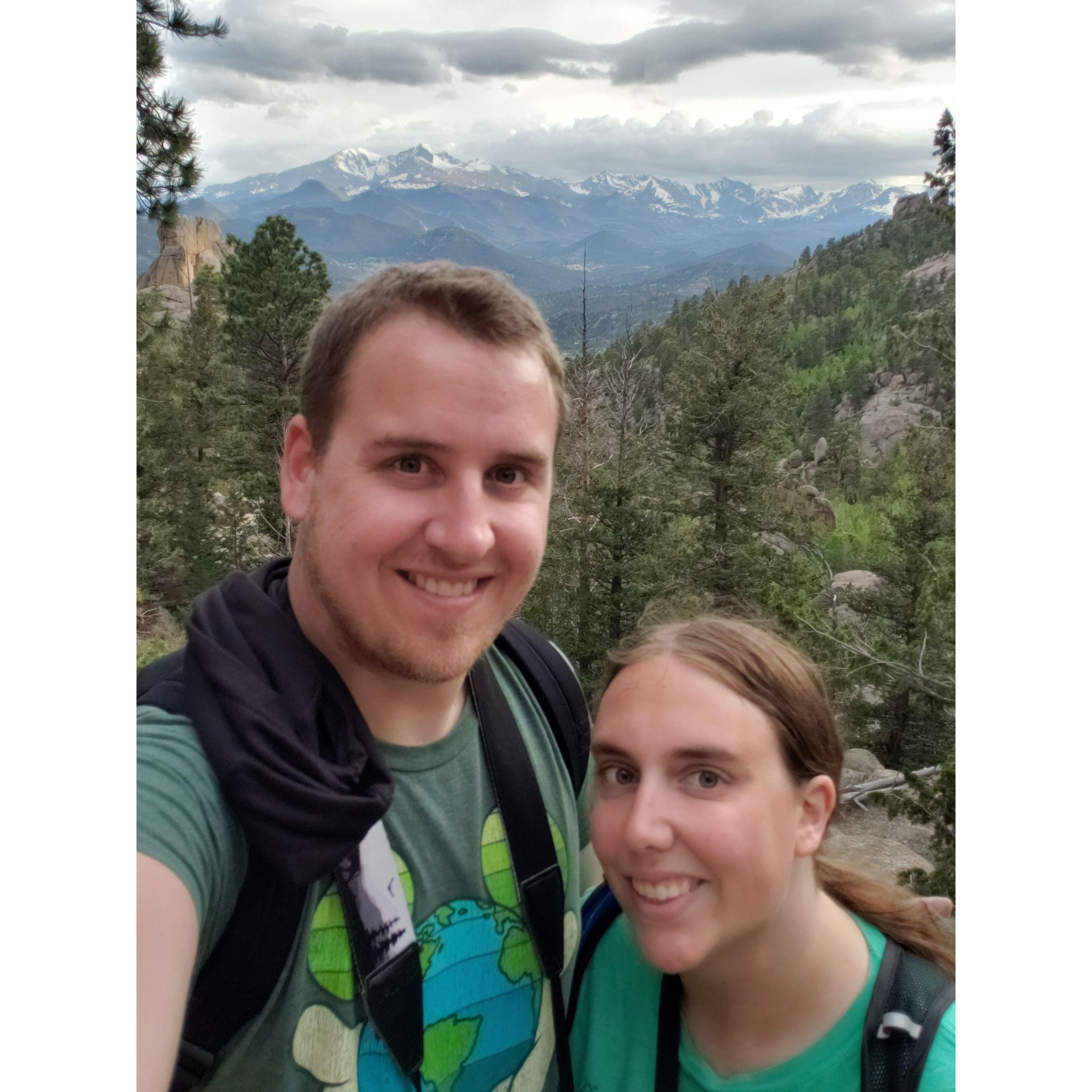 Hiking through the Rocky Mountains