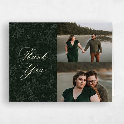 Green Photo Wedding Thank You - Emma Multiphoto