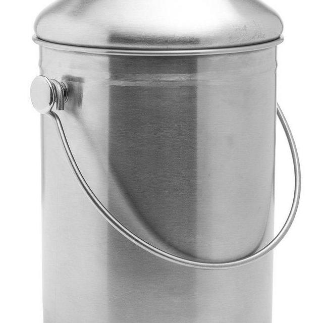 Top Rated Epica Stainless Steel Compost Bin 1.3 Gallon-Includes Charcoal Filter