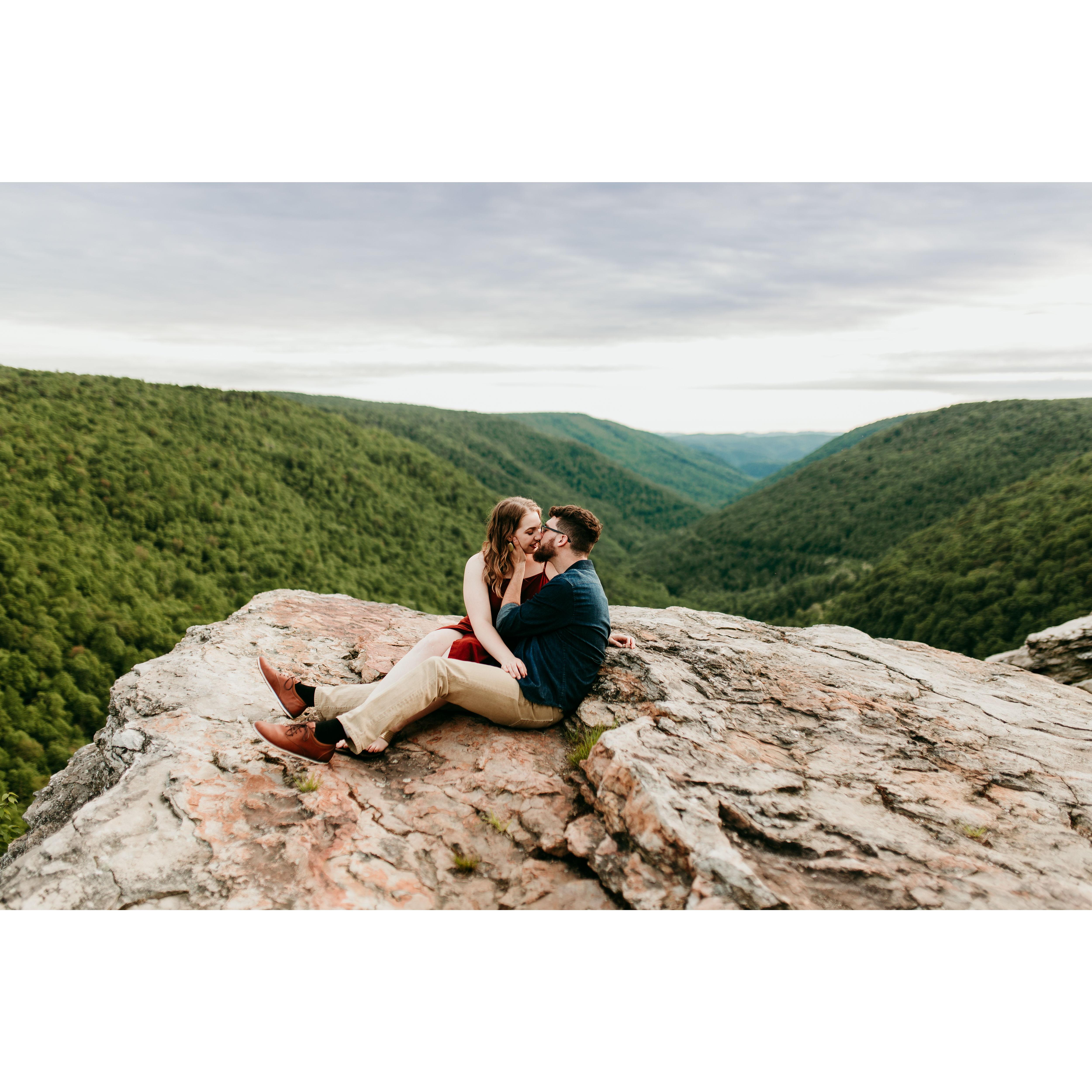 We did a photoshoot in Thomas to celebrate our 10-year anniversary