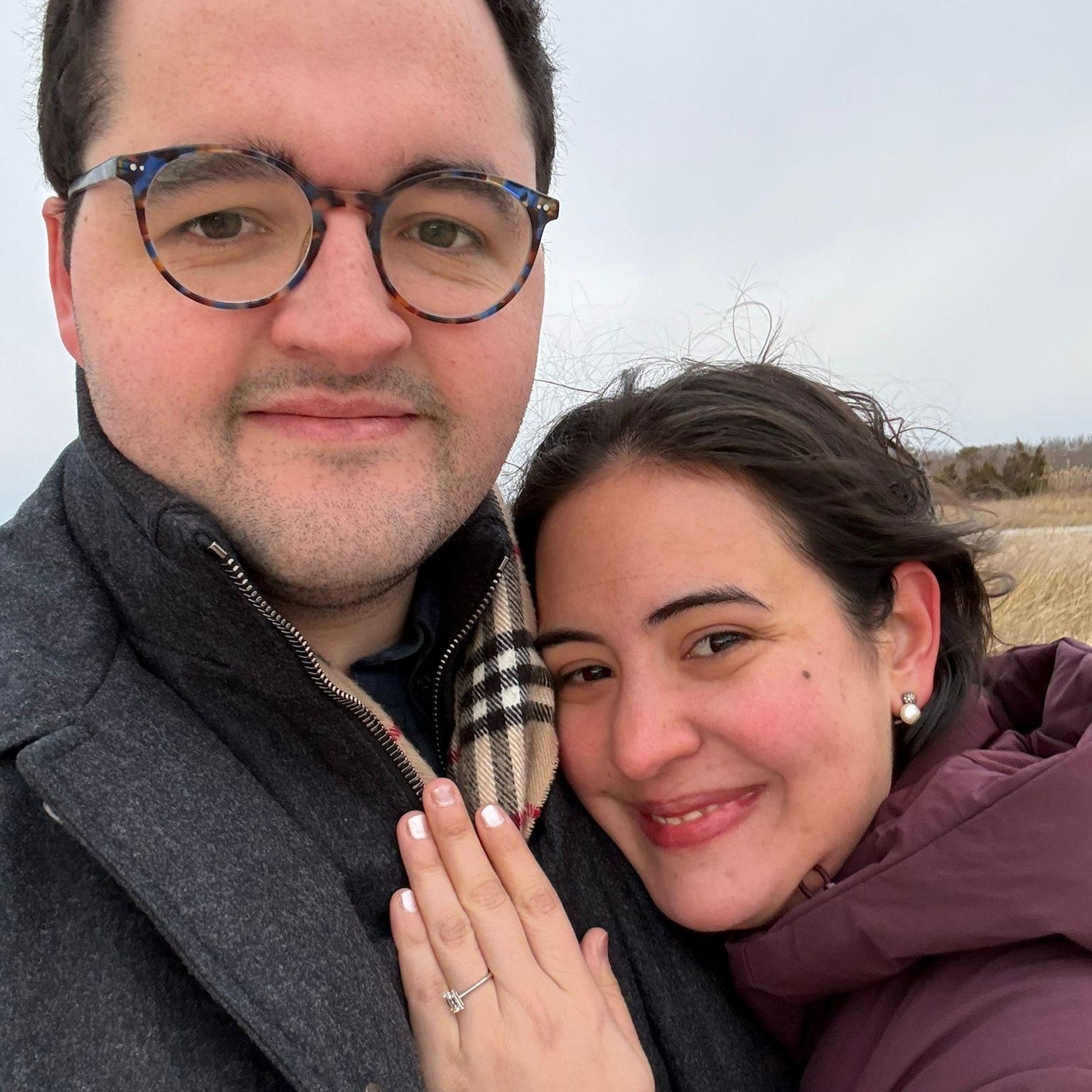 (December 2025) Moments after getting engaged at Cape Cod.