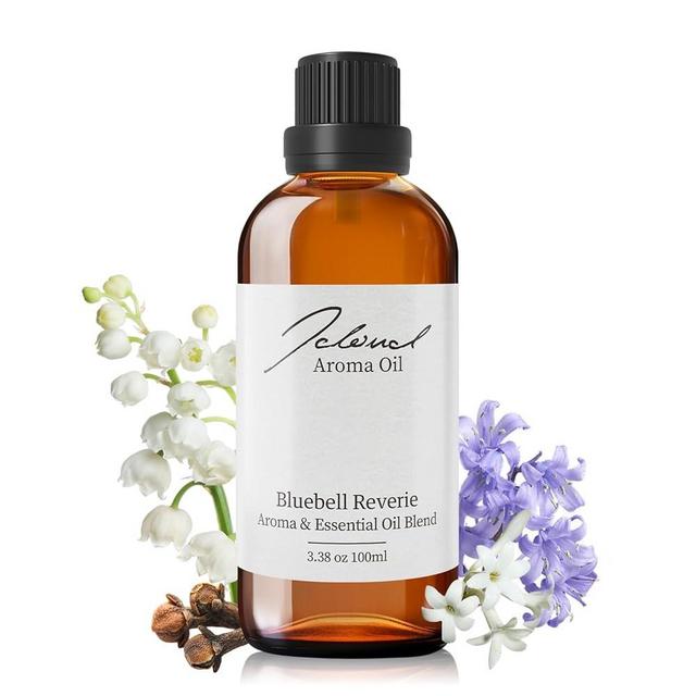 JCLOUD Bluebell Reverie Essential Oil for Diffuser - Hotel Diffuser Oil & Home Luxury Scents - Pure Aromatherapy Diffuser Oil with Bluebell, Jasmine and Amber, Natural & Pet Safe - 100mL
