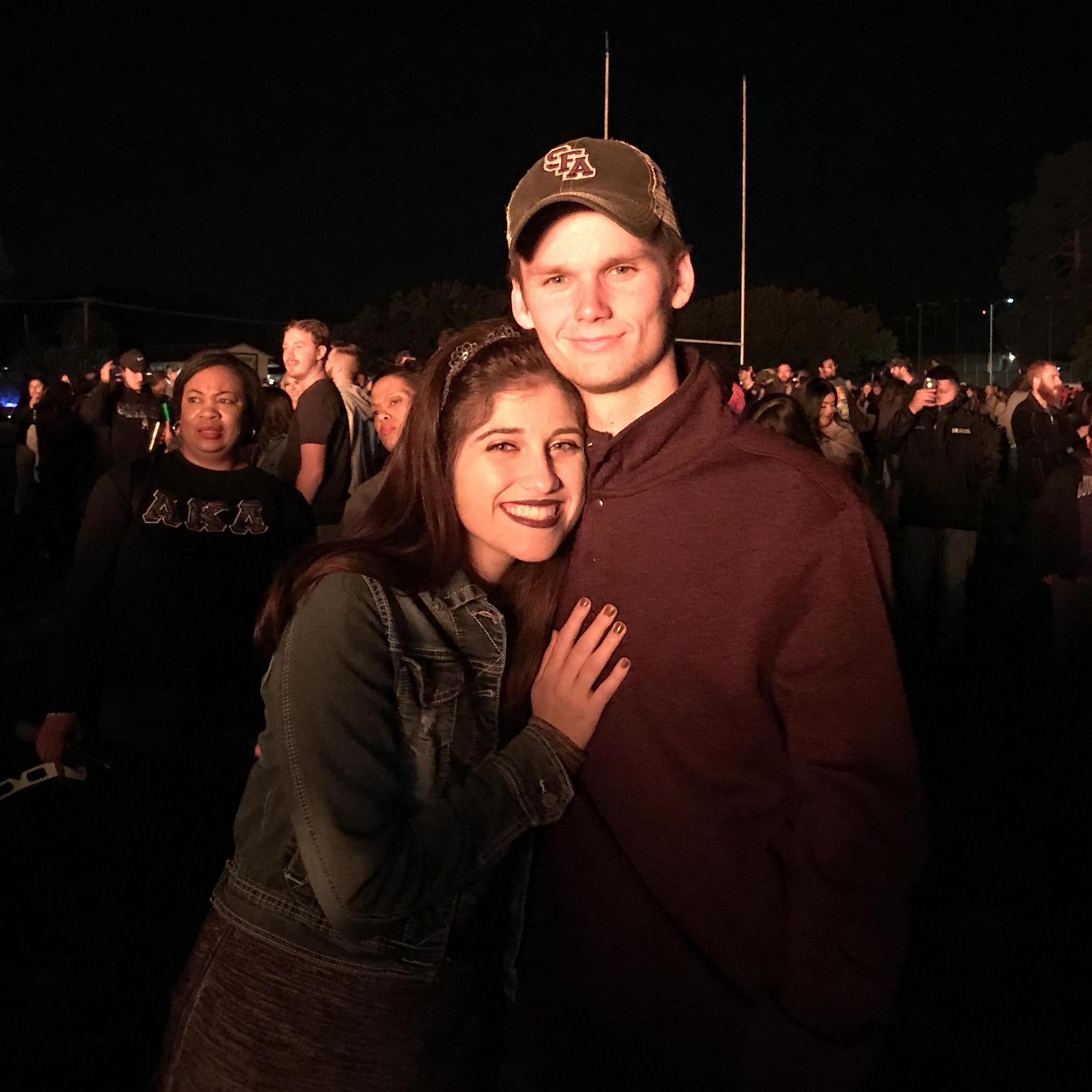 October 25, 2018: Our first and only SFA Homecoming Bonfire together!