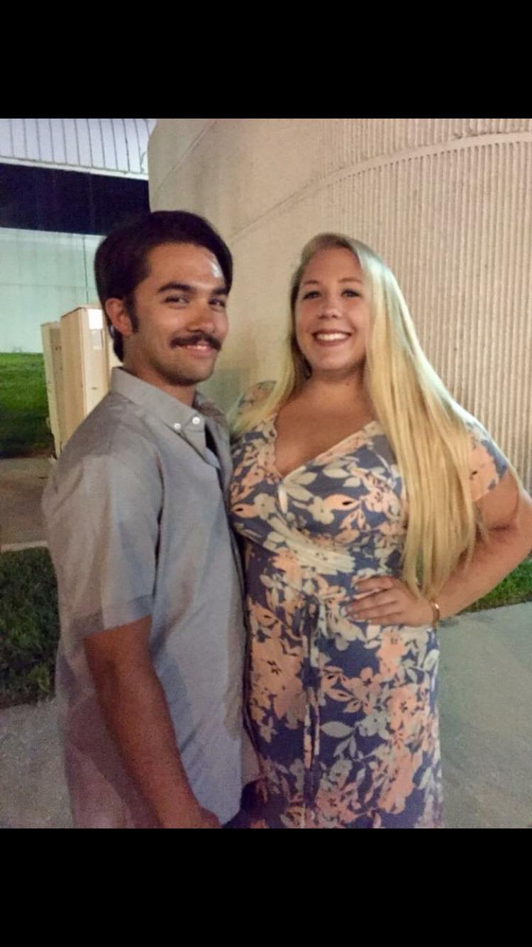 Our first picture! This was taken at my sister Emily’s high school graduation in May of 2017!