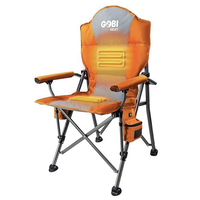 Terrain Heated Camping Chair - 9 hrs of Heat | with Battery & Charger | 3 Heat Settings