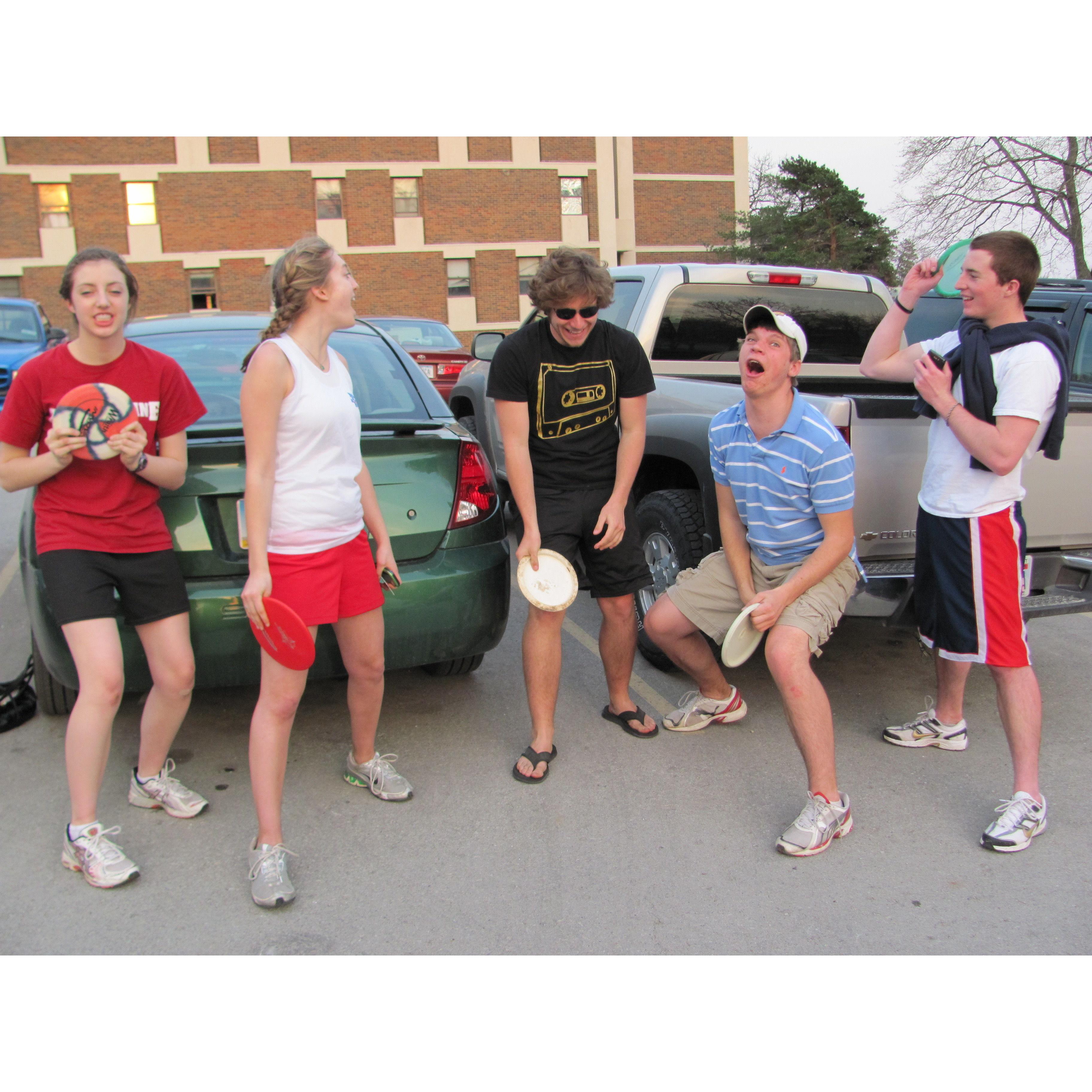Frolfing--what kids did for fun back in 2011.