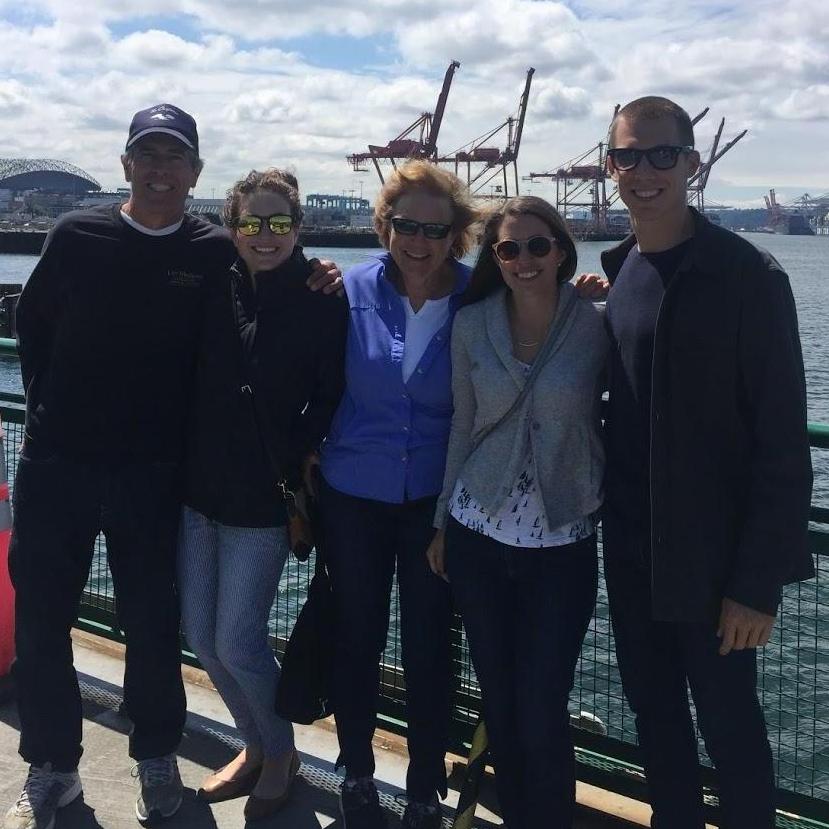 First time Alan met Laura's parents...We had a day of wine tasting on beautiful Bainbridge island.