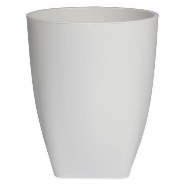 Quincy Wastebasket in White
