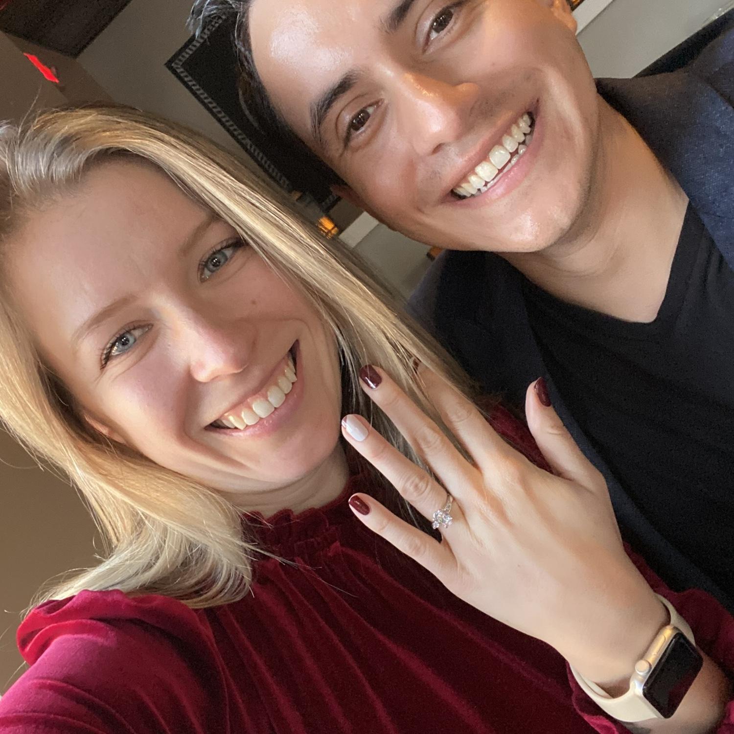 We're engaged!