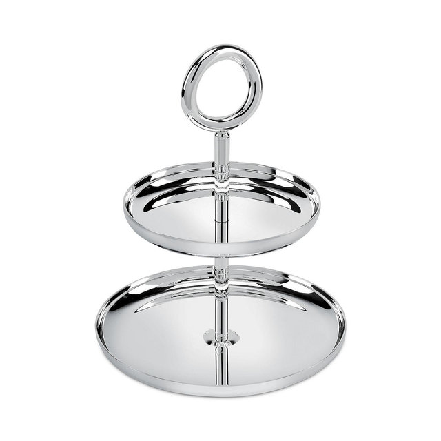 Christofle Vertigo 2 Tier Pastry Stand