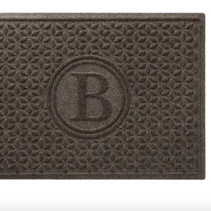 Heavyweight Recycled Waterhog Doormat, Blooming Circles, Personalized | Waterhog Mats at L.L.Bean