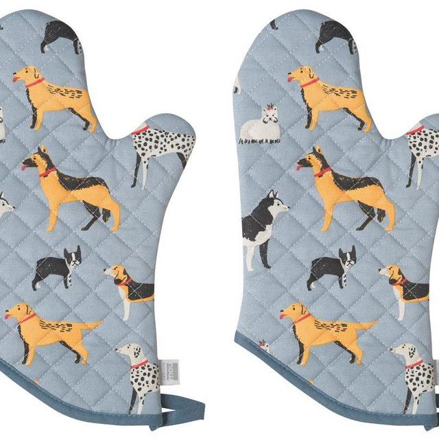Now Designs, Dog Days Basic Oven Mitt, Set of Two, 2 Count