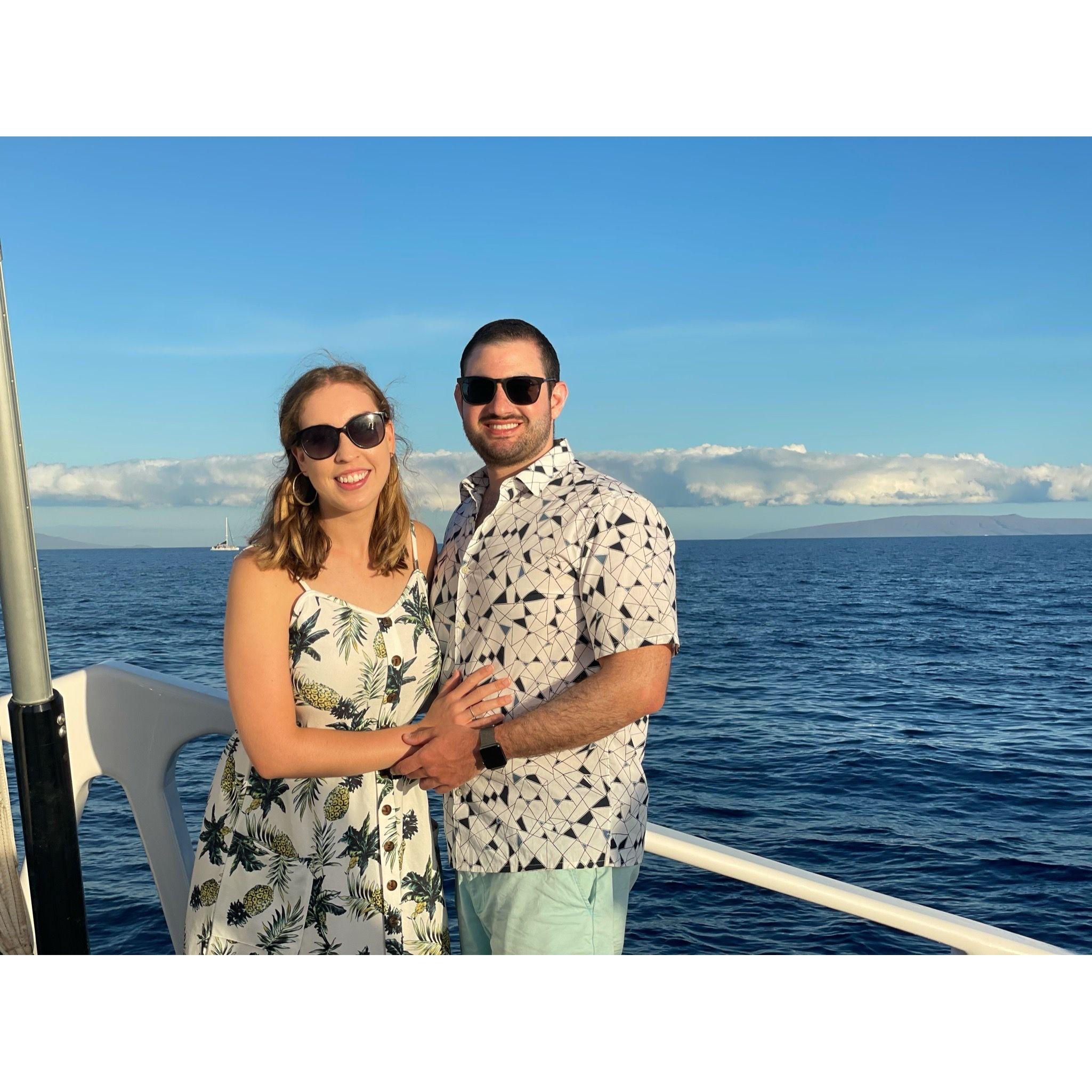 Maui, Hawaii, USA. Jonathan and Carnie's first trip together following the pandemic.