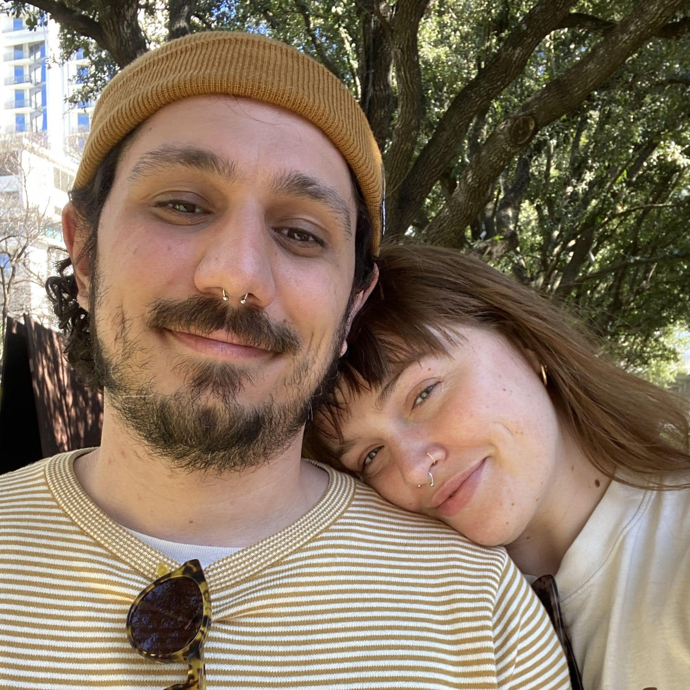 Visiting the Nasher Museum and Sculpture Garden in Dallas for Margaret's birthday last year.