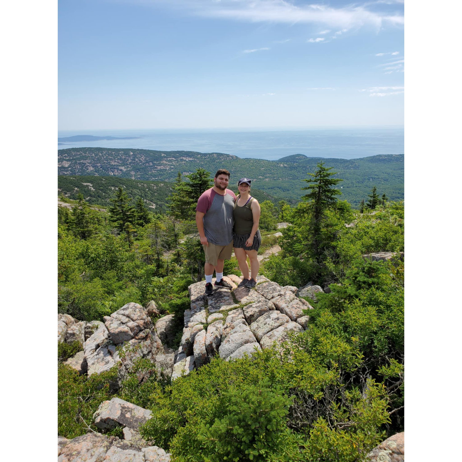 Brad and Christina visit Acadia National Park with Brad's family for summer vacation.