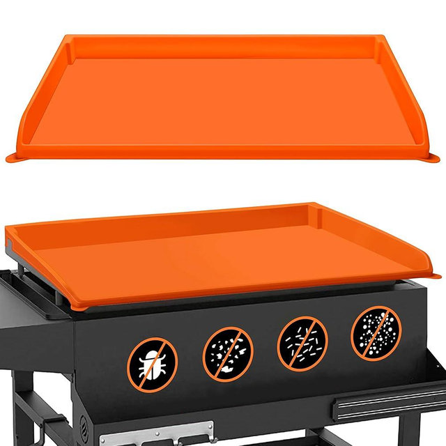 Silicone Griddle Cover Mat for Blackstone 28"XL, Full-Edge Grill Cover Griddle Accessories, Reusable BBQ Grill Mat Griddle Top Cover