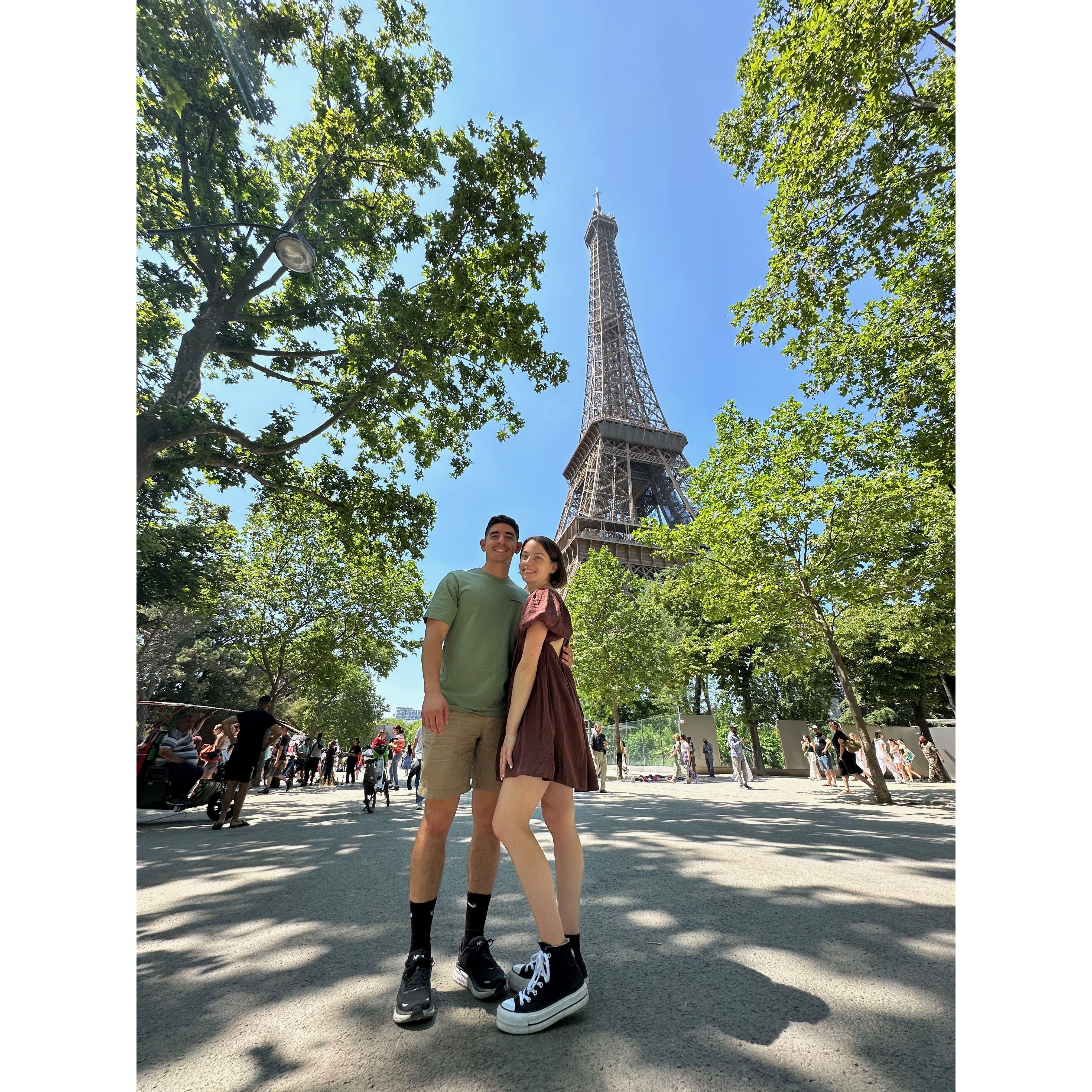 In Paris, France - the city of LOVE!
