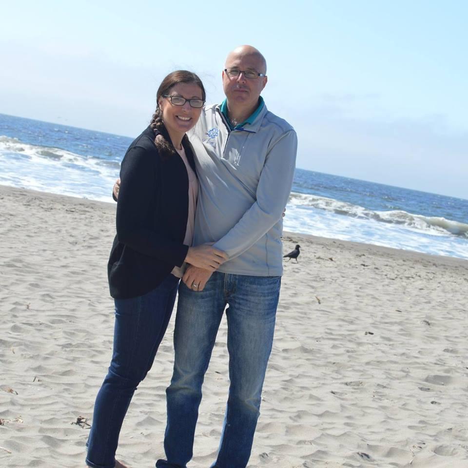 The beach during Jess & Nick's wedding weekend