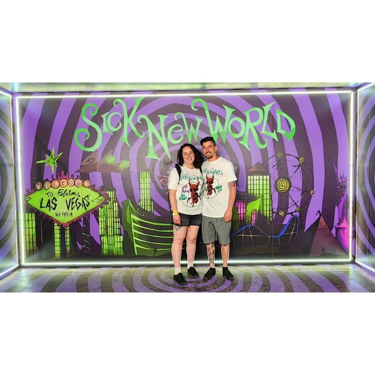 Our first festival together that started out love of Vegas!