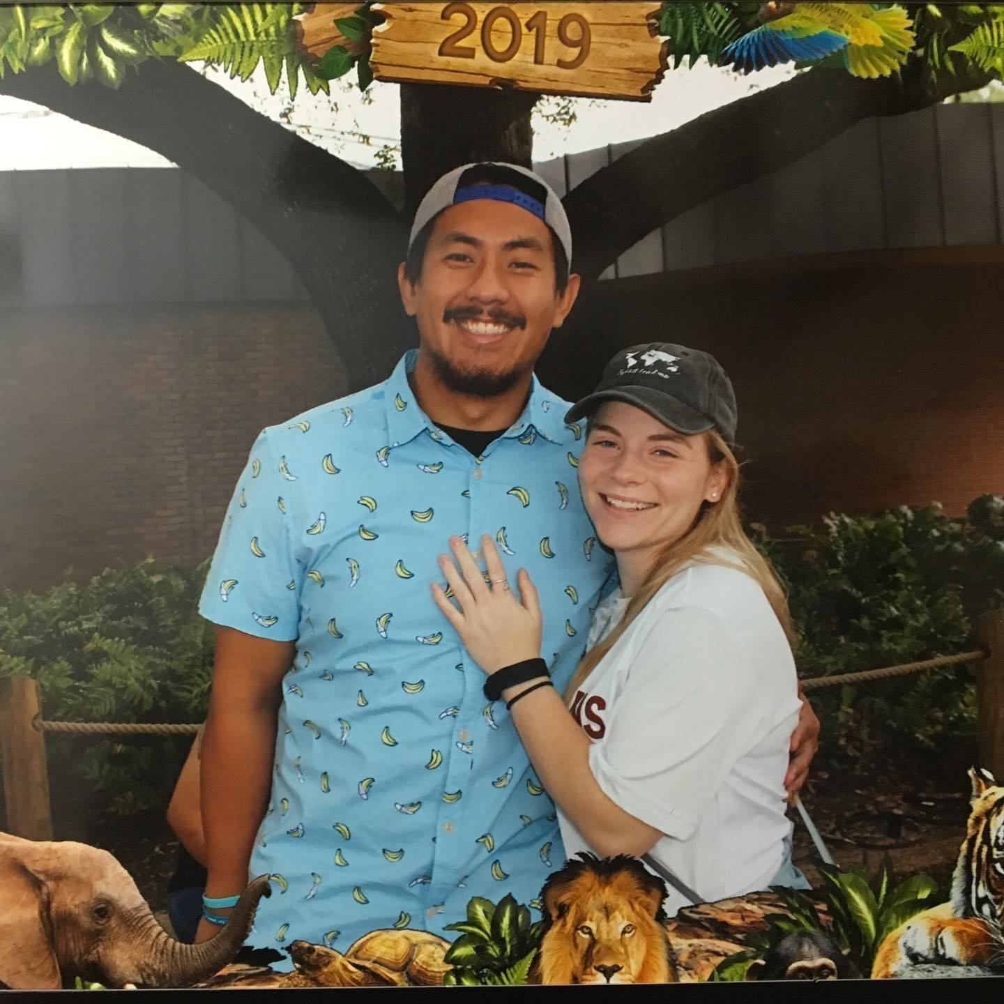 Kevin's first time to see animals at the Houston Zoo