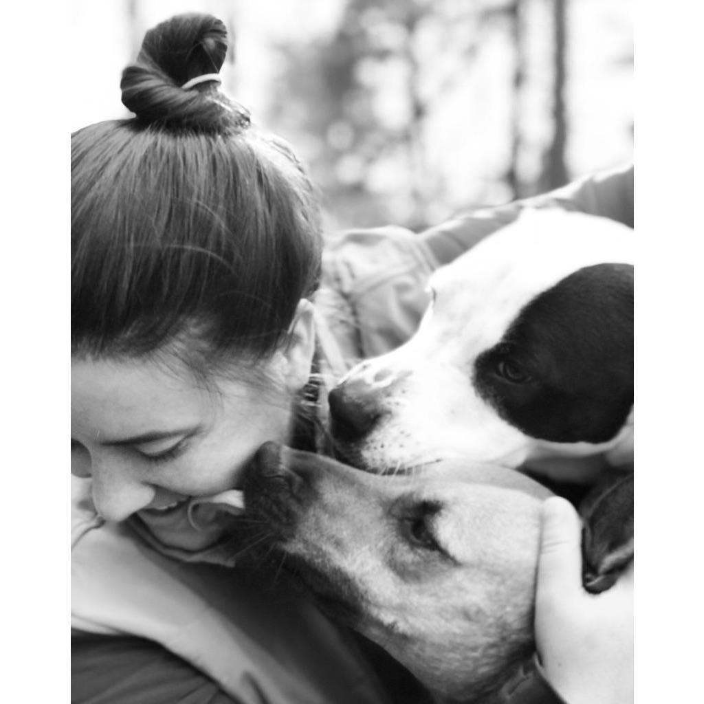 Puppy kisses for Kendyl!