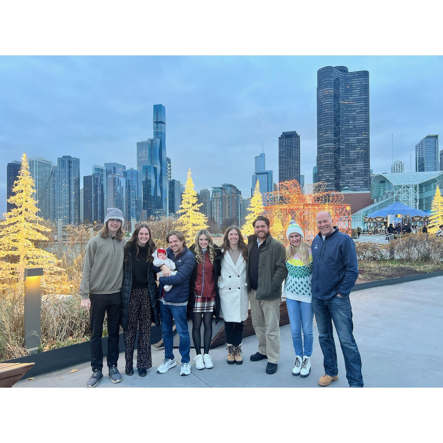 Schmidt fam at Navy Pier